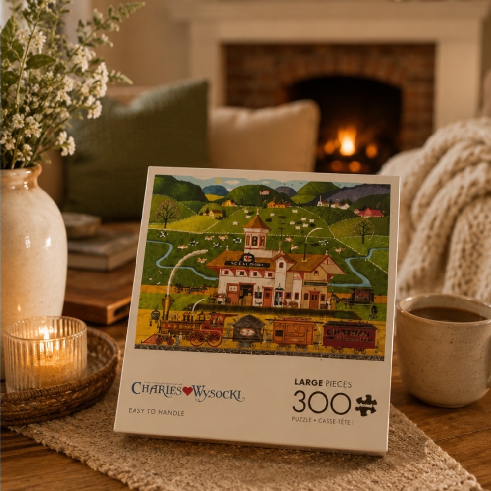 Charles Wysocki Fox Hill Farms 300-Piece Jigsaw Puzzle - Multicolor
